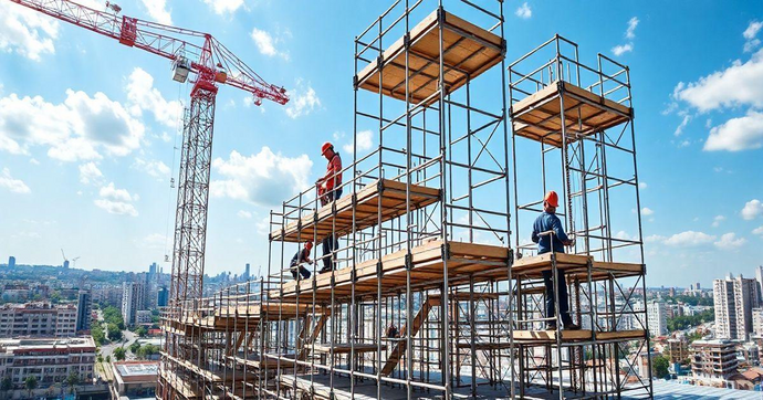 Aluguel de Andaimes SP para Constru&ccedil;&atilde;o Eficiente