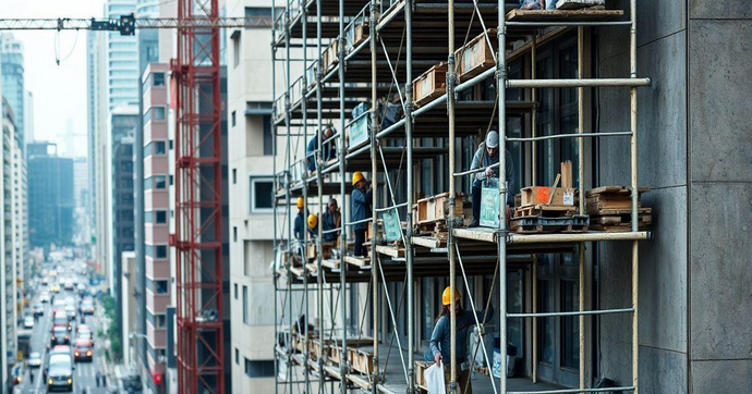 Andaime Tipo Fachadeiro: Vantagens e Uso