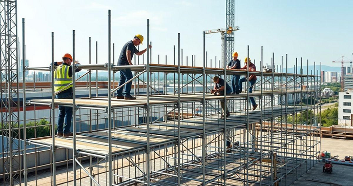 Andaime Tubular para Constru&ccedil;&atilde;o Civil: Vantagens e Uso
