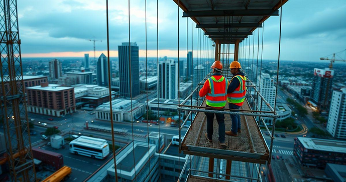 Andaime suspenso é a solução ideal para segurança e eficiência em obras. Descubra suas vantagens e aplicações.