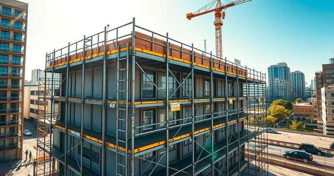 Andaime tipo fachadeiro: A solu&ccedil;&atilde;o perfeita para constru&ccedil;&atilde;o e reforma