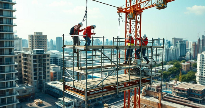 Andaimente Suspenso Elétrico: Vantagens e Funcionalidades