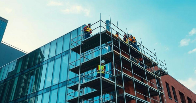 Como Realizar a Montagem do Andaime Fachadeiro com Seguran&ccedil;a e Efici&ecirc;ncia