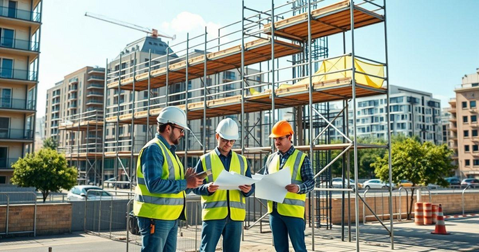 Como escolher o aluguel de andaime fachadeiro ideal para seu projeto