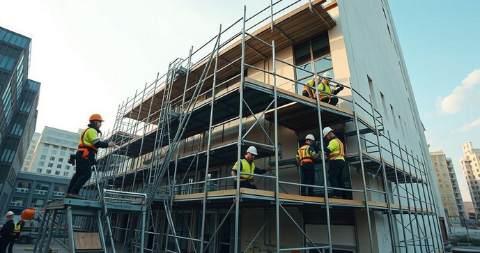 Como Realizar a Montagem de Andaime Fachadeiro de Forma Segura e Eficiente