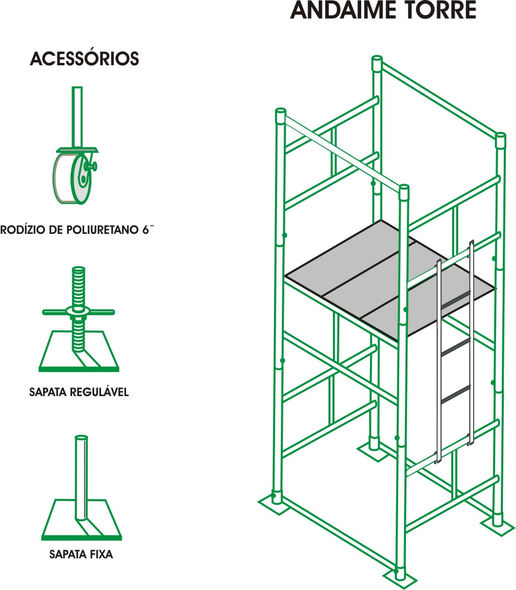 Andaime Tubular Aluga Andaimes